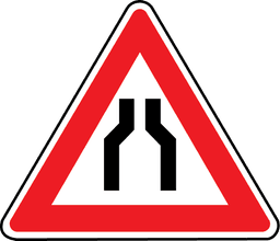 Ceļa sašaurinājums (abās pusēs)