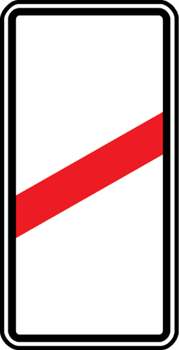 Tuvošanās dzelzceļa pārbrauktuvei (viena svītra)