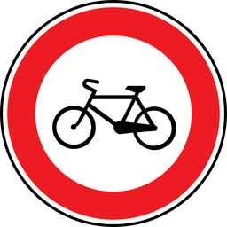 Velosipēdiem braukt aizliegts