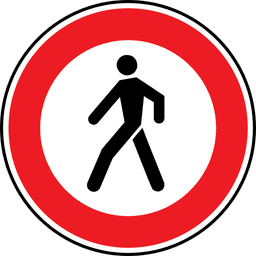 Gājējiem iet aizliegts