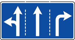 Braukšanas virzieni joslās