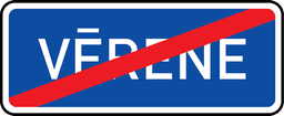 Apdzīvotas vietas beigas