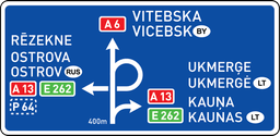 Virzienu iepriekšējais rādītājs