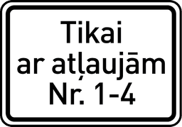 Tikai ar atļaujām