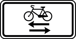 Velosipēdisti šķērso abos virzienos
