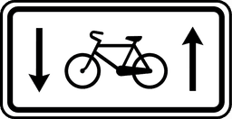 Divvirzienu velosipēdistu satiksme